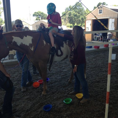 first riding lesson